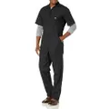 Dickies Men's Short-sleeve Coverall, Black, X-Large