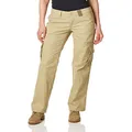 Dickies Women's Relaxed Fit Cargo Pant, Khaki, 4
