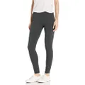 Calvin Klein Performance Women's Double Waistband 7/8 Legging with Cuff, Slate Heather, L