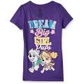 Freeze Nickelodeon Girls' Little Girls' Paw Patrol Pups Dream Big T-Shirt, Purple, 4