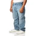 Nautica Men's 5 Pocket Straight Fit Stretch Jean, Light Tidewater Wash, 42W x 32L