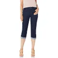 NYDJ Women's Marilyn Straight Crop Cuff | Cropped Slimming Jeans, Rinse, 12 US