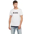 G-Star Raw Men's Logo Raw. Holorn Short Sleeve T-Shirt T Shirt, White, XX-Large US