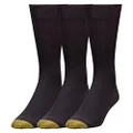 Gold Toe Men's Metropolitan Dress Men s Socks, Black, One Size US