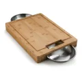 Napoleon Grills 70012 PRO Carving/Cutting Board with Stainless Steel Bowl Black, one Size