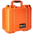 Pelican Products Inc #1400 Protector Case with Foam, Orange, 1400 with Foam