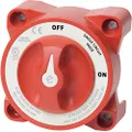Blue Sea Systems 9003E E-Series Battery Switch, On/Off, Red