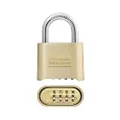 Master Lock Padlock, Set Your Own Letter Combination Lock, 2 in. Wide, 175DWD, 1- inch, Tan