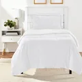 Amazon Basics Ultra-Soft Micromink Sherpa Comforter Bed Set - Cream, Twin