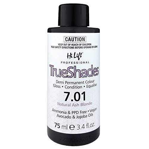 Hi Lift Trueshades Demi Permanent Hair Colour, 75 ml, Natural Ash Blonde