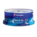 VERBATIM BD-R DL 50GB 6X with Surface - 25pk Spindle 98356, White