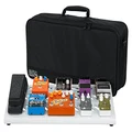 Gator Cases Aluminum Guitar Pedal Board with Carry Bag; Large: 23.75" x 10.66" | White (GPB-BAK-WH)