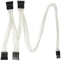 Corsair CP-8920189 Premium Individually Sleeved SATA Cable, White