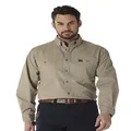Wrangler Riggs Workwear Men's Big and Tall Logger Shirt,Khaki,X-Large Tall