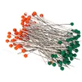 Clover Quilting Pins, Red/Green, 2508 .6mm x48mm