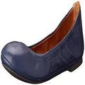 Lucky Brand Women's Emmie Ballet Flat, American Navy/Leather, 8.5