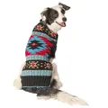 Chilly Dog Black Southwest Dog Sweater (XX-Large)