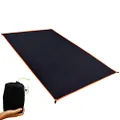 GEERTOP 1-4 Person Ultralight Waterproof Tent Tarp Footprint Ground Sheet Mat for Camping Hiking Picnic (4 Sizes) (Black, M（90 x 210 cm）)