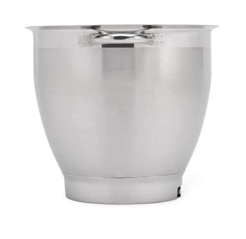 Kenwood Chef XL Elite Stainless Steel Bowl KAT621SS, Mixing Bowl Attachment for Stand Mixer, 6.7L Capacity, Silver