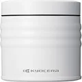 KYOCERA MB-12S WH Travel Mug with Twist Top, Stainless Steel, 12 Ounces, Pearl White