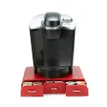 Mind Reader Anchor Collection Coffee Pod Holder, 36 Capacity, Red 2