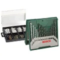 Bosch 15-Piece Mini-X-Line Mixed Drill Bit Set & 173-Piece Masonry Fixing Set