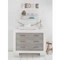 Love N Care Lucca Chest, White/Ash