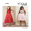 Vogue V1890F5 Misses' Skirts, Size 16-18-20-22-24
