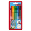 STABILO Pen 68 Premium Felt Tip Pen - Wallet of 10 Assorted Colours