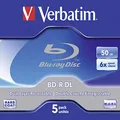 BD-R DL 50GB 5Pk Jewel Case 6X