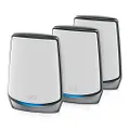 NETGEAR Orbi Whole Home WiFi 6 Tri-Band Mesh System (RBK853) | AX6000 Wireless Speed (Up to 6Gbps) | 3 Pack
