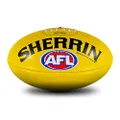 Sherrin AFL Replica PVC Football, Yellow, Size 5