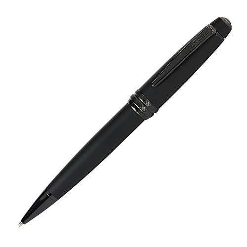 Cross Bailey Matte Black Lacquer Ballpoint Pen with polished black PVD appointments AT0452-19