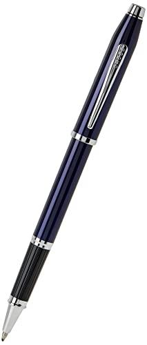 Cross Century II Blue Lacquer Rollerball with Chrome Point