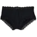Jockey Women's Underwear Parisienne Vintage Modal Boyleg Brief, Black, 10