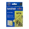 Brother Genuine LC57Y Ink Cartridge, Yellow, Up to 400 Pages (LC-57Y) DCP-130C, DCP-330C, DCP-350C, DCP-540CN, DCP-560CN, MFC-240C, MFC-440CN, MFC-5460CN, MFC-5860CN, MFC-665CW, MFC-685CW, MFC-885CW