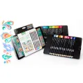Crayola Signature Blend & Shade Coloured Pencils, 50 Assorted Colours, Professional Quality, Premium Embossed Storage Tin, Perfect for detailed illustrations or shading and blending art work!