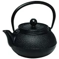 Avanti Hobnail Cast Iron Teapot, Black, 600ml