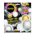 Illooms Balloon, Gold Silver White, 15 Pack