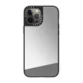 CASETiFY Mirror Case Magsafe Compatible for iPhone 12 Pro Max - Silver on Black