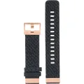 Garmin Quickfit Watch Band Heathered Black Nylon with Rose Gold Hardware 20mm