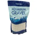 Aquamate Natural Aquarium Gravel, Snow White, 2kg