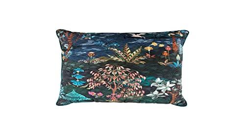 Pip Studio Garden Quilted Cushion, Dark Blue, 45 x 45 cm