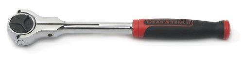GEARWRENCH 3/8-Inch Drive 72 Tooth Dual Material Roto Ratchet, 9-3/4-Inch Size