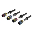Malco MALCOMBO1 2 in. C-Rhex Cleanable, Reversible Magnetic Hex Driver, 4 Piece Set