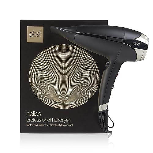 ghd Helios Professional Hair Dryer, An Ionic Blow Dryer For Shinier Hair And Reduced Flyaways, For All Hair Types, Lengths And Textures, 2200W, Black (AU Plug)