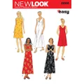Newlook 6866 Misses' Sewing Pattern Dresses, Size S-M-L-XL