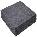 Achim Home Furnishings NXCRPTSM12 Nexus 12 inch x 12 inch Self Adhesive Carpet Floor Tile, 12 Tiles/12 Sq'., Smoke