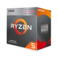 AMD Ryzen 5 4600G 4.20 GHz 6-Core/12 Threads AM4 Processor with Wraith Stealth Cooler, Multicolor