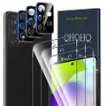 QHOHQ 3 Pack Screen Protector for Samsung Galaxy A52 4G/5G with 3 Packs Camera Lens Protector,Tempered Glass Film,9H Hardness - HD - Anti-Scratch - 2.5D Edge - Anti-Fingerprint - Easy Installation